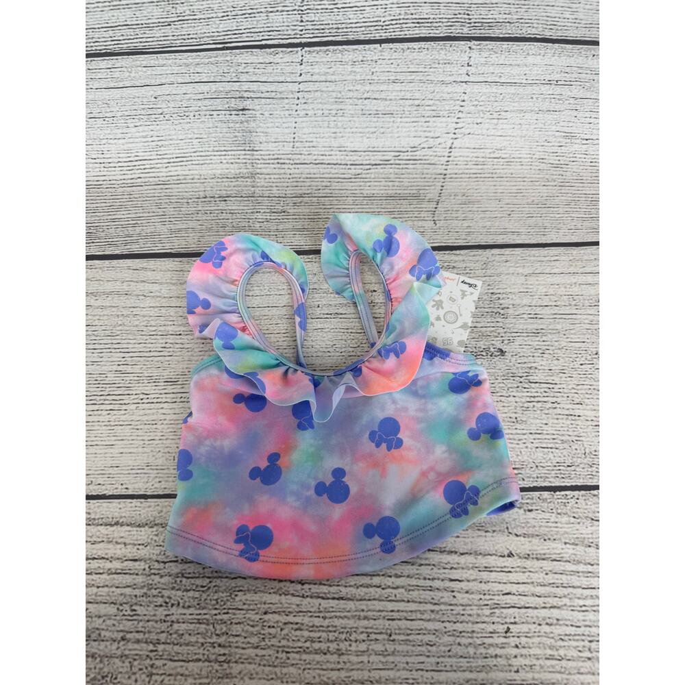 Jumping Beans Disney Baby Girl Tie Dye Minnie Mouse Swim Top Size 12M
